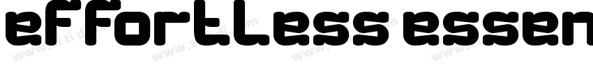 effortless essential字体转换 effortless essential字体转换
